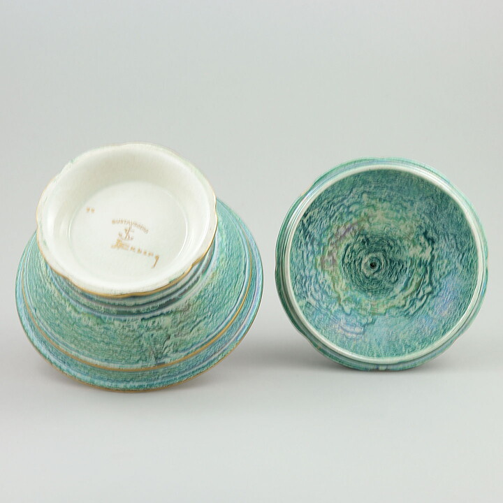 Josef Ekberg (1920s) Jar with Green Luster Glaze 17 cm