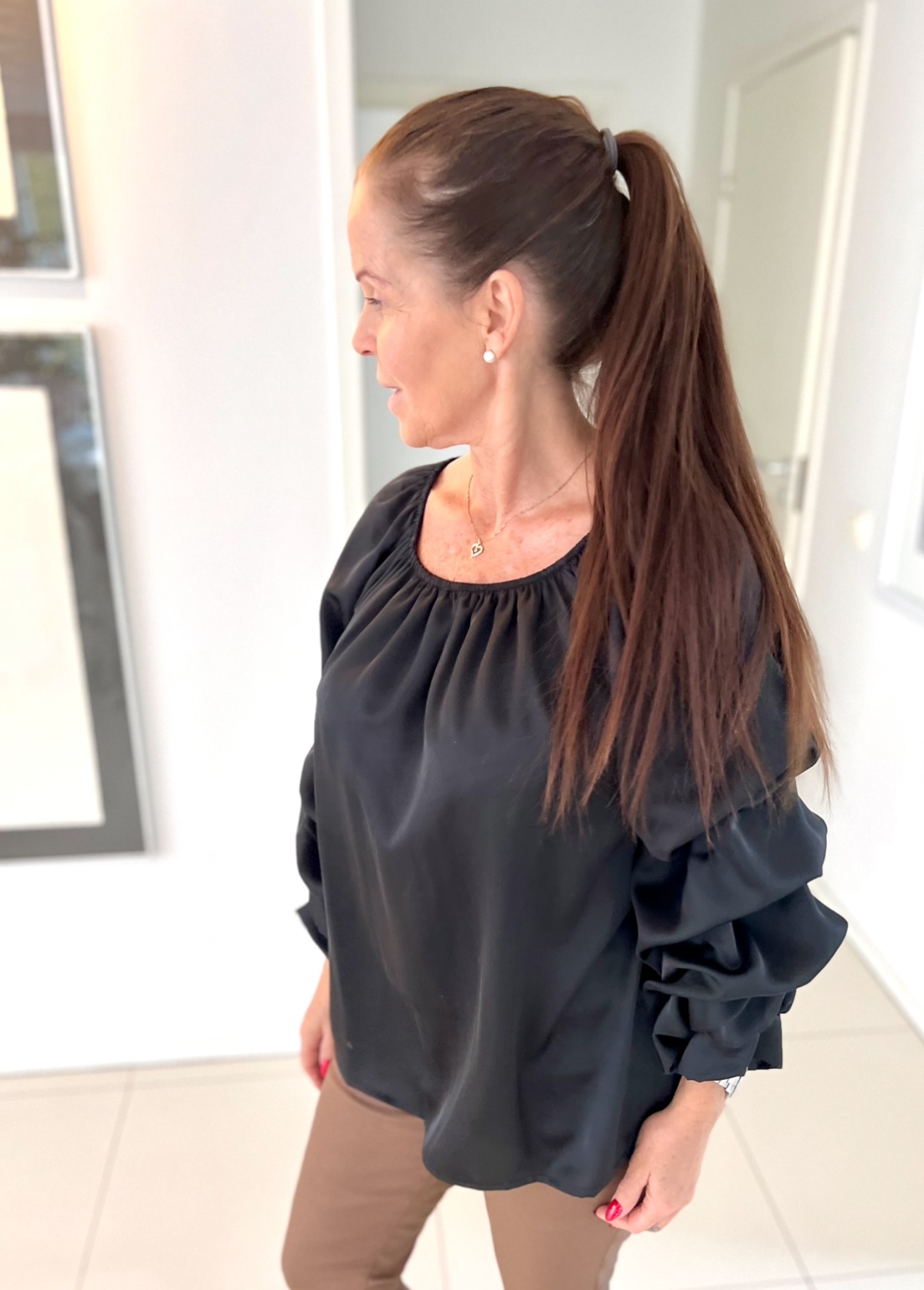 Blus / Svart