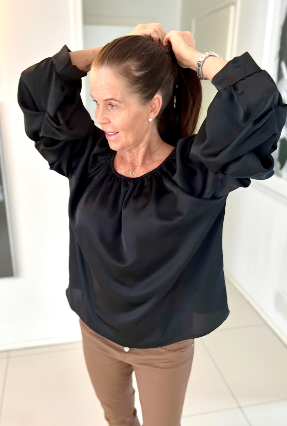 Blus / Svart