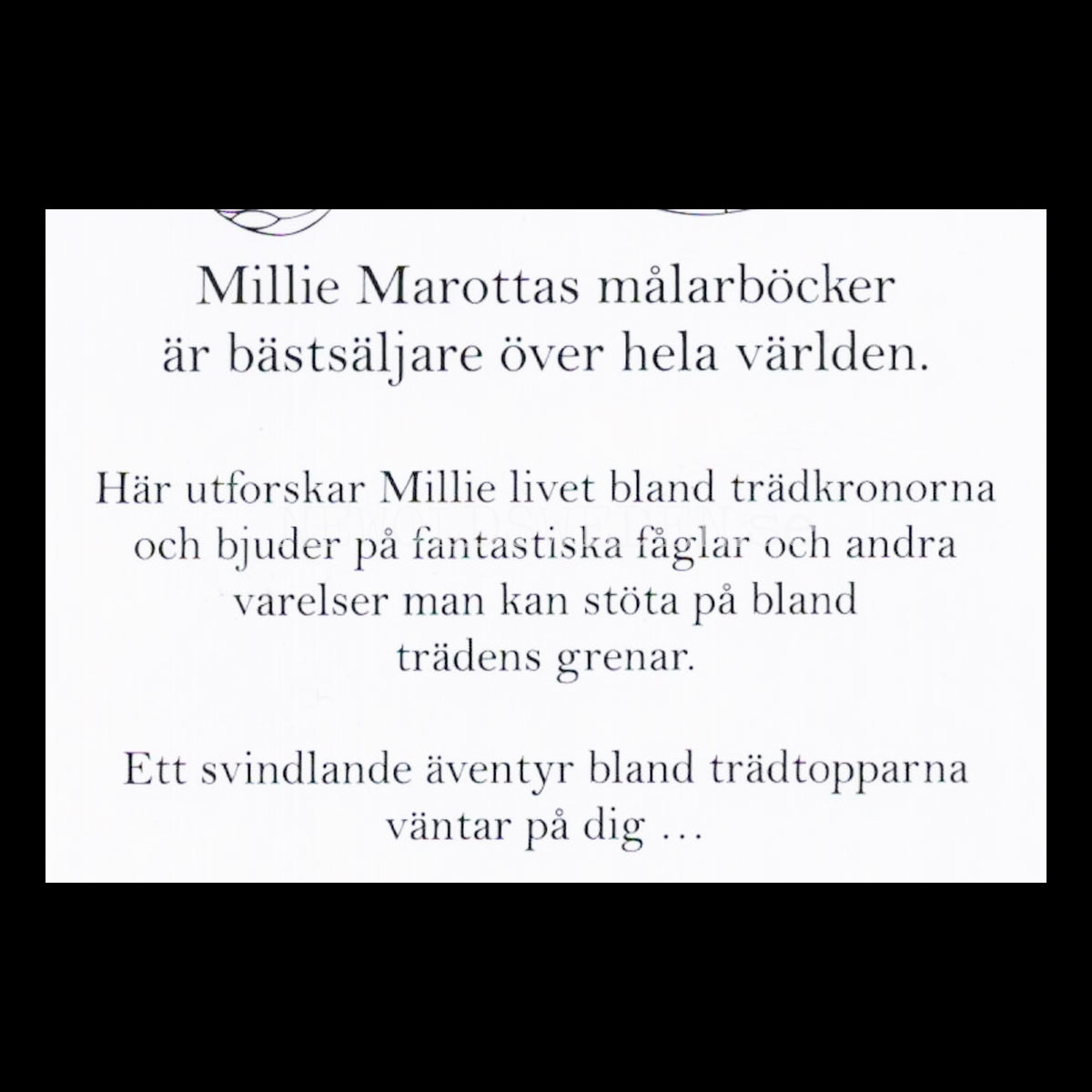 FANTASTISKA FÅGLAR Millie Marotta 96 sidor - S12 - 2