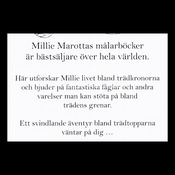 FANTASTISKA FÅGLAR Millie Marotta 96 sidor - S12
