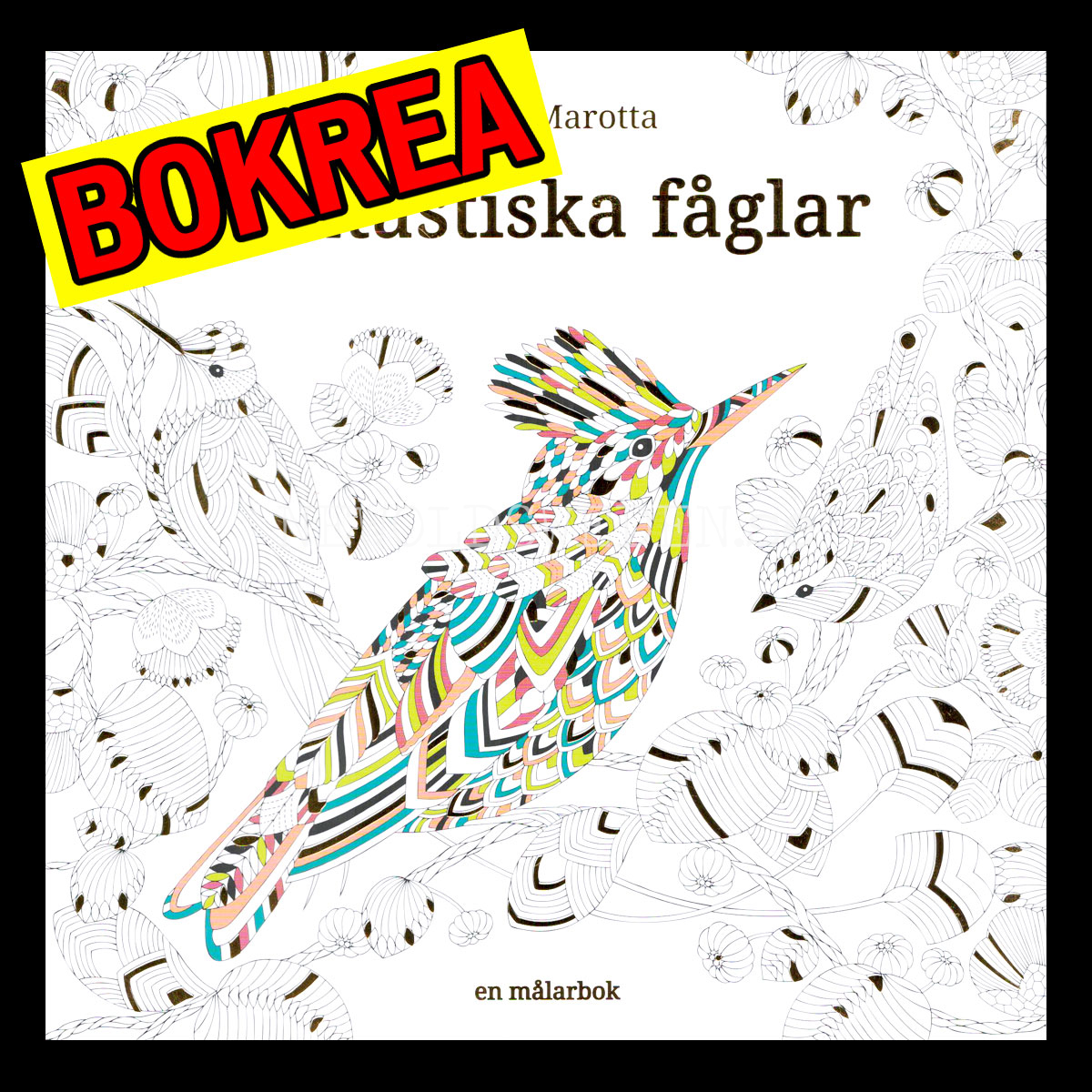 FANTASTISKA FÅGLAR Millie Marotta 96 sidor - S12