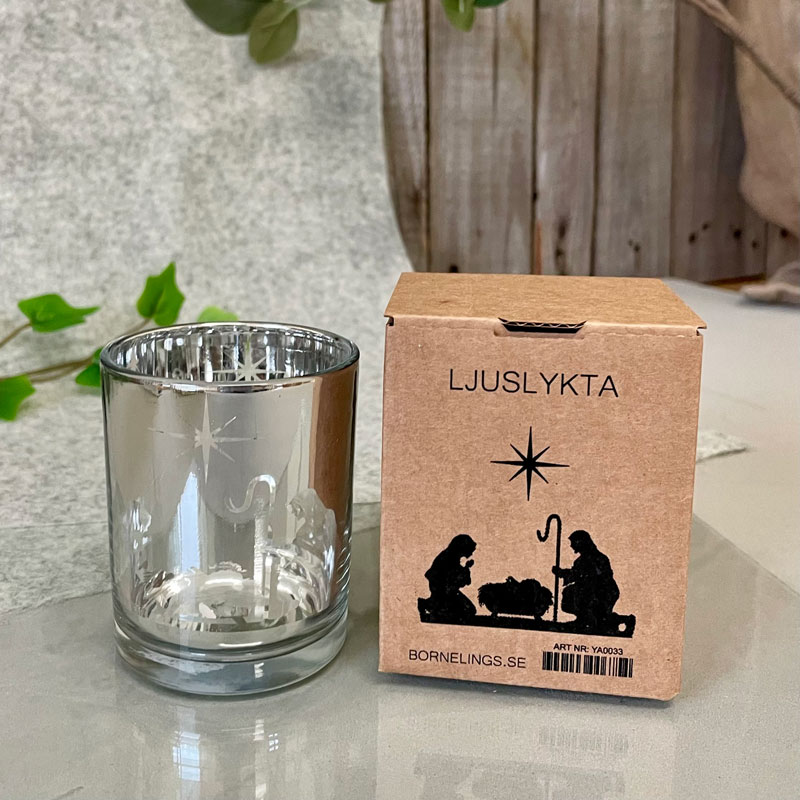 Ljuslykta – Julkrubba - 2
