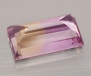 Impresionante y rara piedra preciosa suelta de ametrina bicolor natural de 1,32 ct - 2