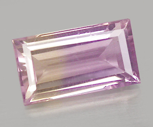Impresionante y rara piedra preciosa suelta de ametrina bicolor natural de 1,32 ct - 3