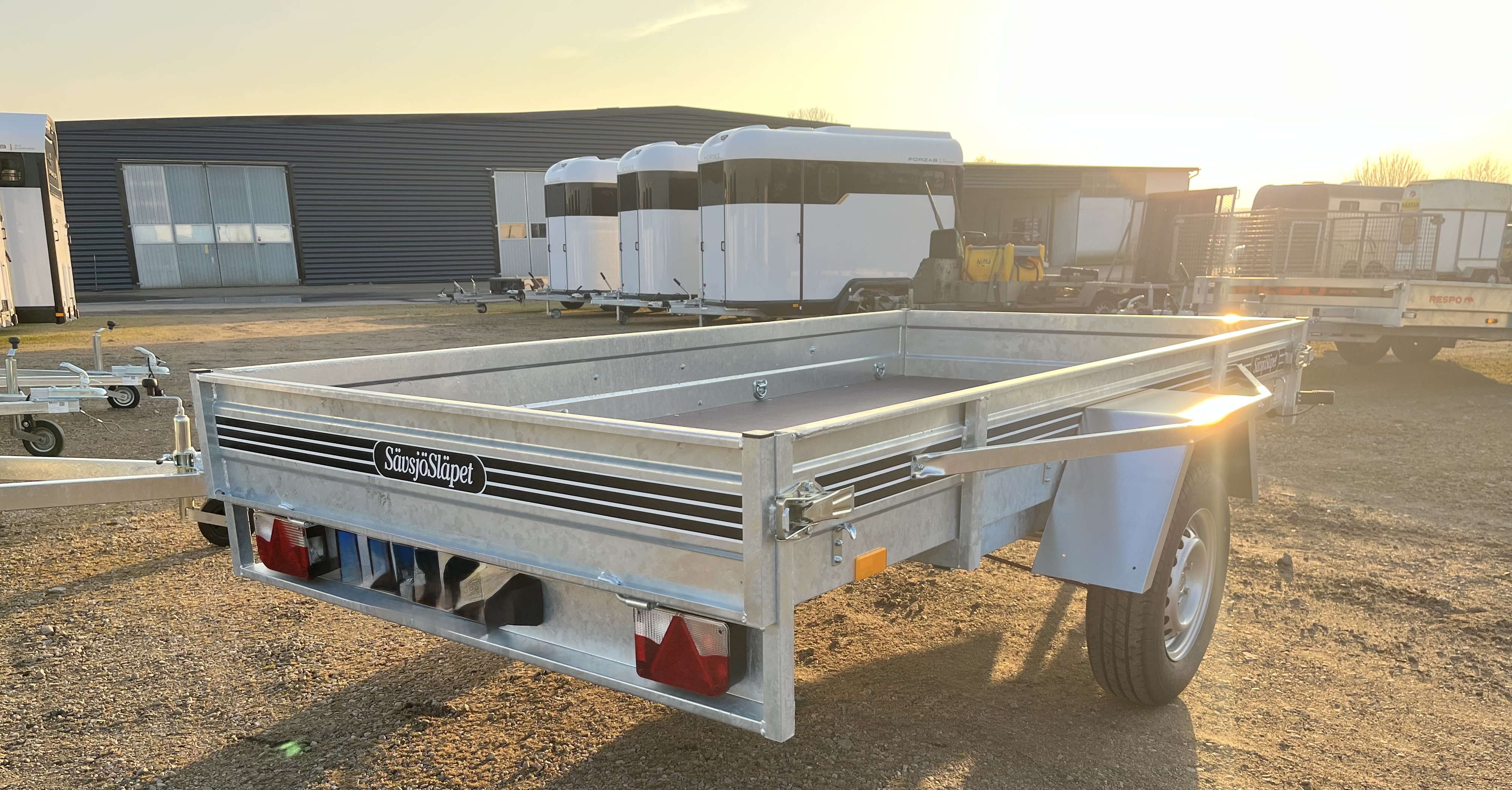 SLÄPVAGN :::  250 x 130 cm -750 kg - Sävsjö FTB 2500  JBL02Z - 3