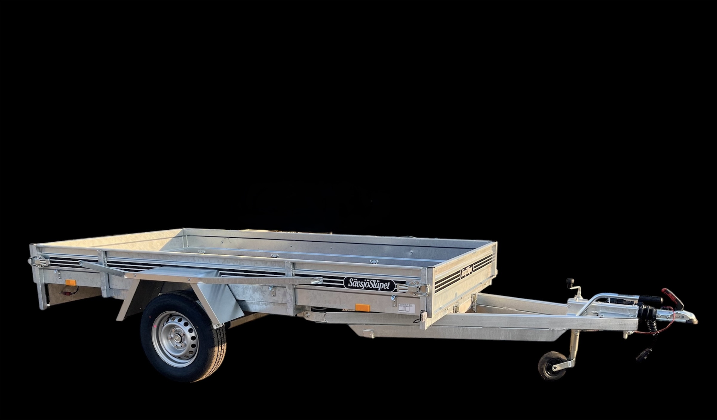 SLÄPVAGN :::  250 x 130 cm -750 kg - Sävsjö FTB 2500  JBL02Z - 2