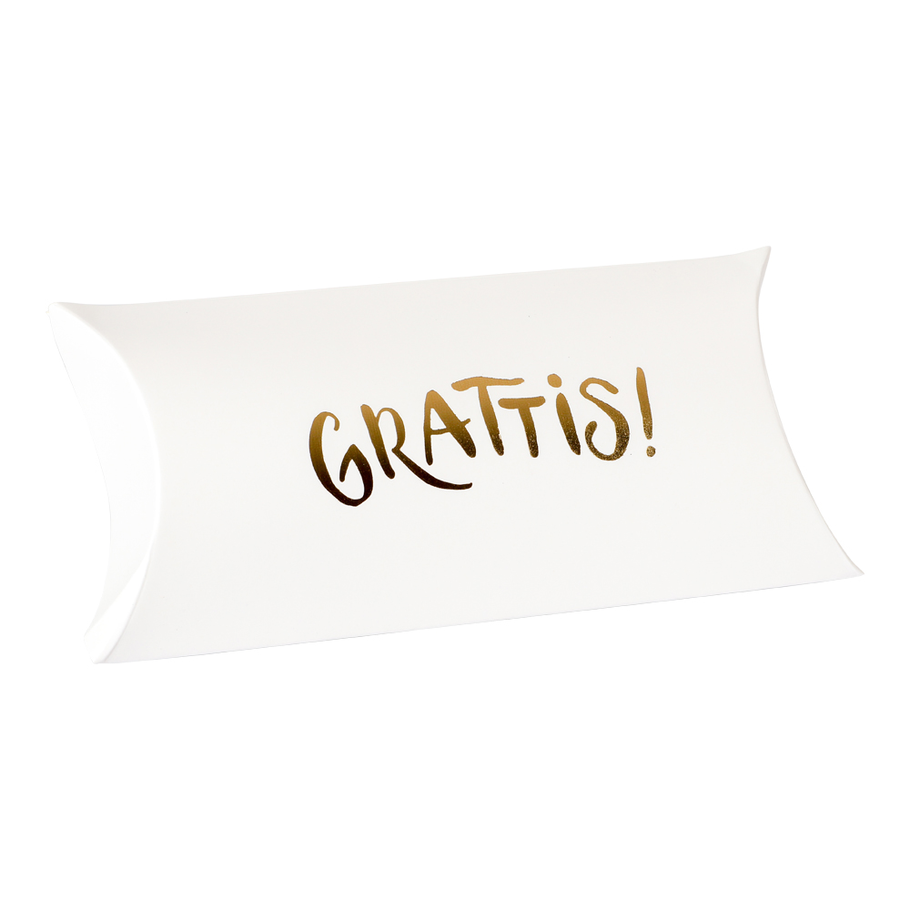 Pillow Box Grattis 2-p