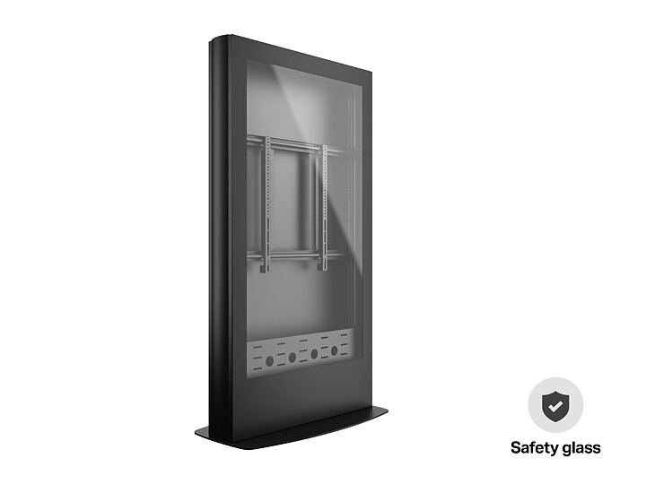 M Pro Series Enclosure 65" Totem Customized Floorbase