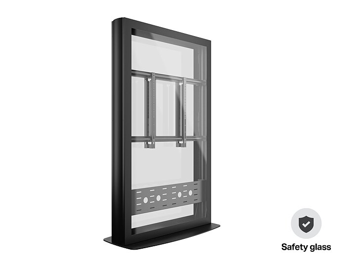 M Pro Series Enclosure 75" Totem Customized B2B Floorbase