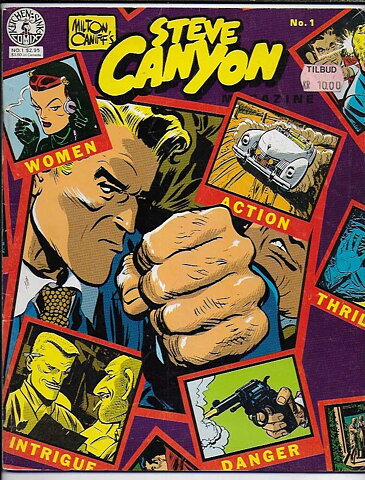 Milton Caniff's Steve Canyon Magazine # 1 FN- Prislapp 1st Issue