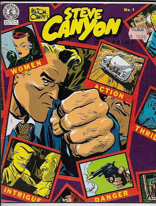 Milton Caniff's Steve Canyon Magazine # 1 FN- Prislapp 1st Issue