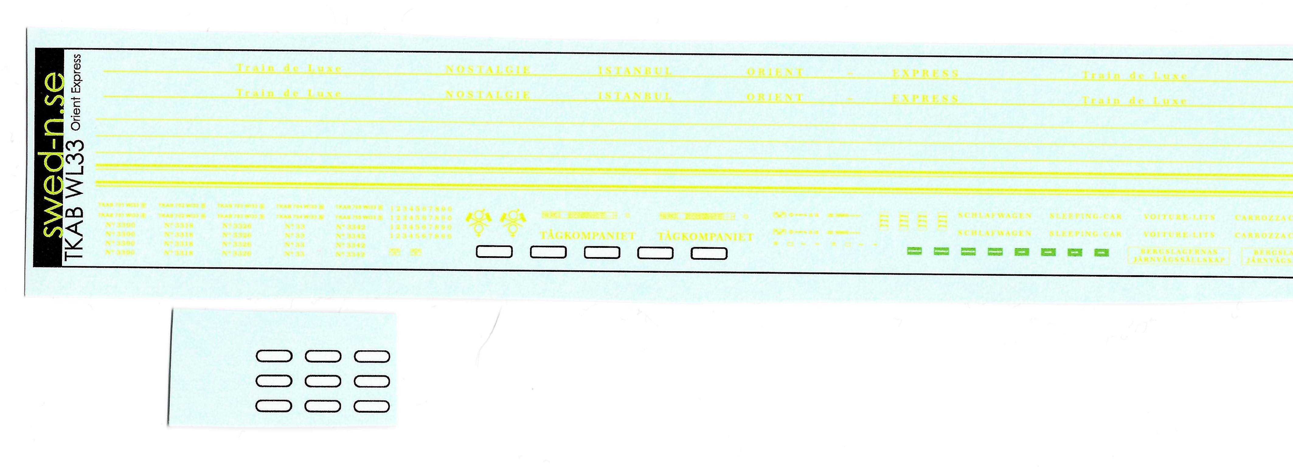 Dekalark TKAB WL33 (Orient Express)