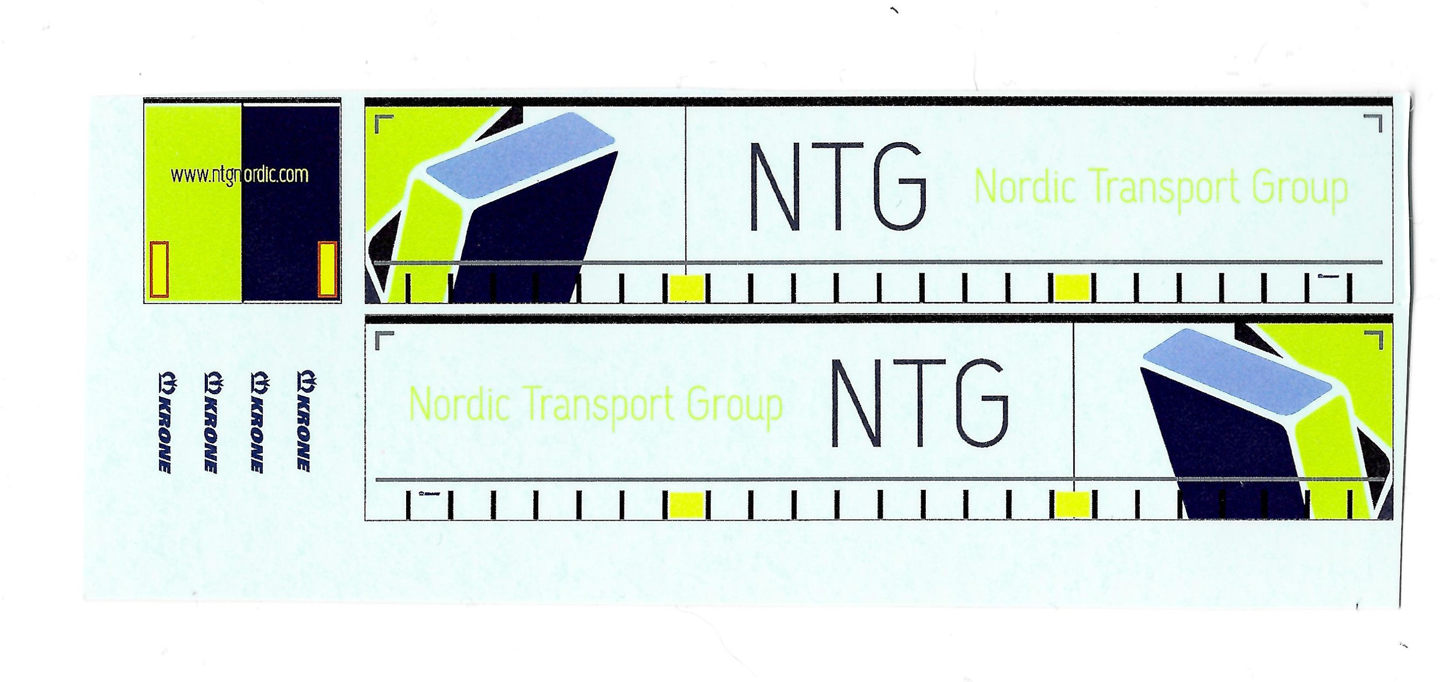 Decal sheet NTG Trailer (Herpa)