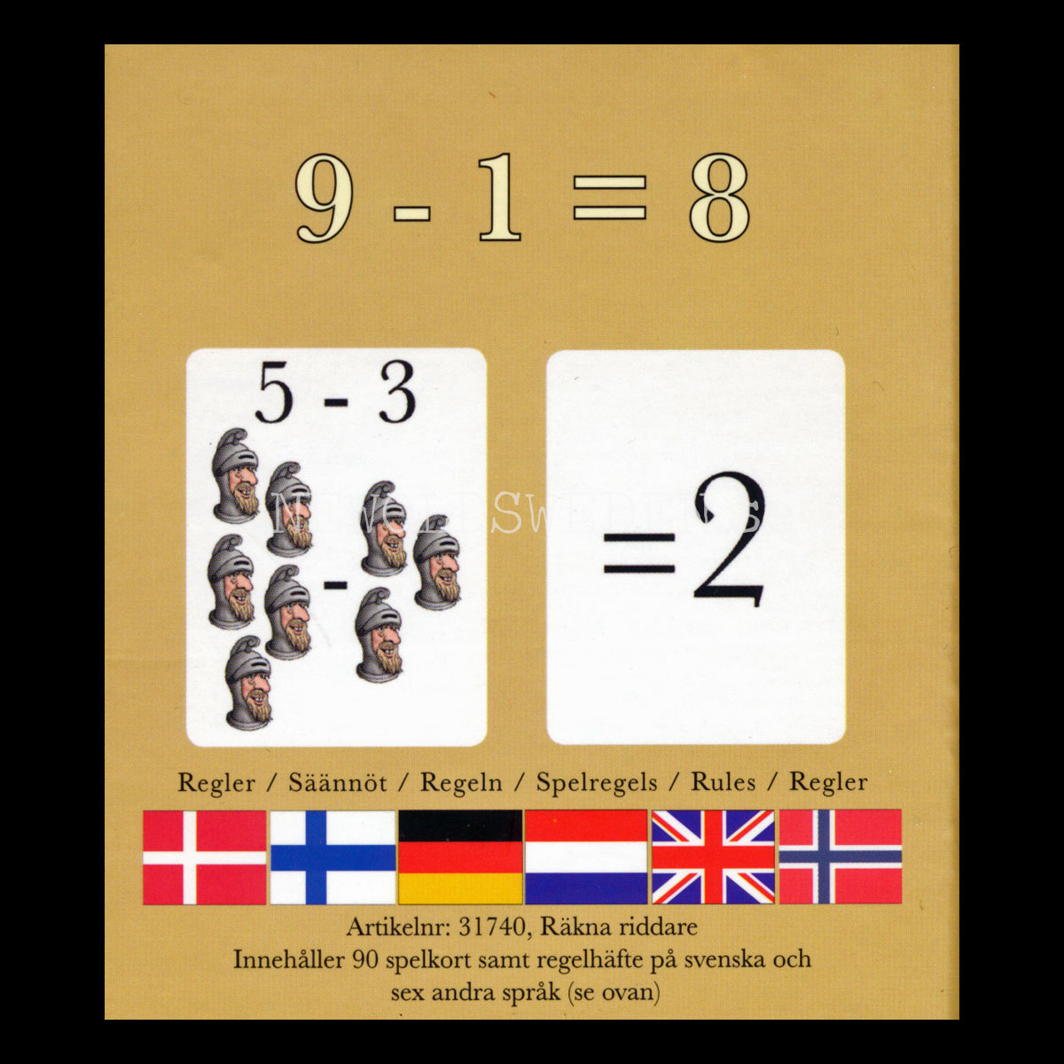 Räkna med riddare - Kortspel - Jan Lööf - 4