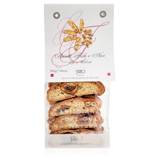 Biscotti Fikon & Valnöt, 200 g italienska mandelskorpor