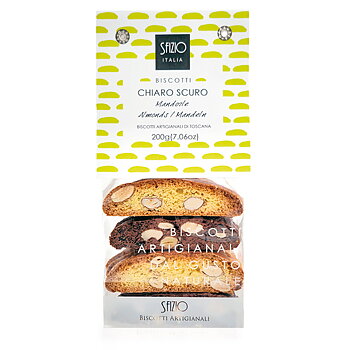 Biscotti Ljus & Mörk Mandel, 200 g, italienska mandelskorpor