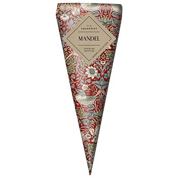 Chokladtryffel Strawberry Thief Mandel, 100 g