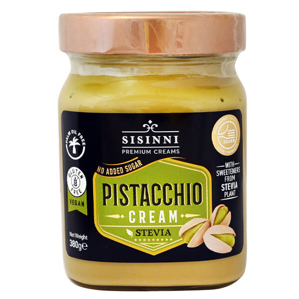 Pistage kräm, med stevia, 380g, SISINNI