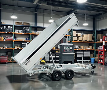 Henra Major tippsläp 331 x 185 cm  - 3500 kg Tre-vägs-tipp 