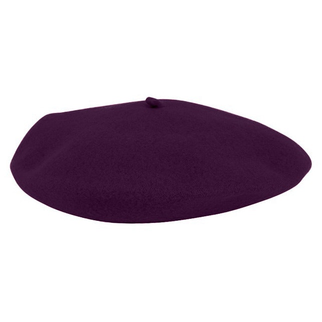 Basker 100% ull, mörklila från Susanna Design