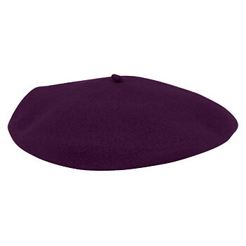 Basker 100% ull, mörklila från Susanna Design