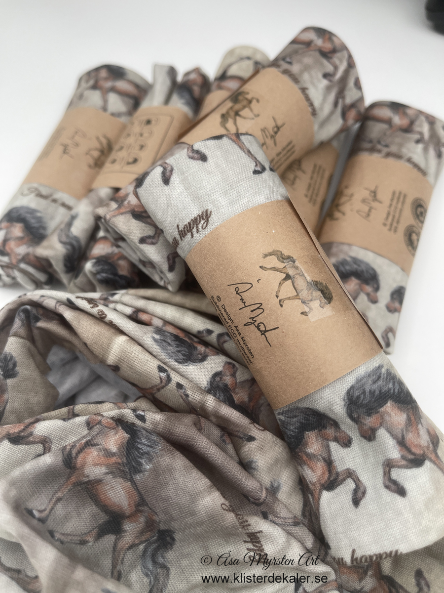 Multiscarf / Neckpiece Icelandic Horse Eco - Happy Moments