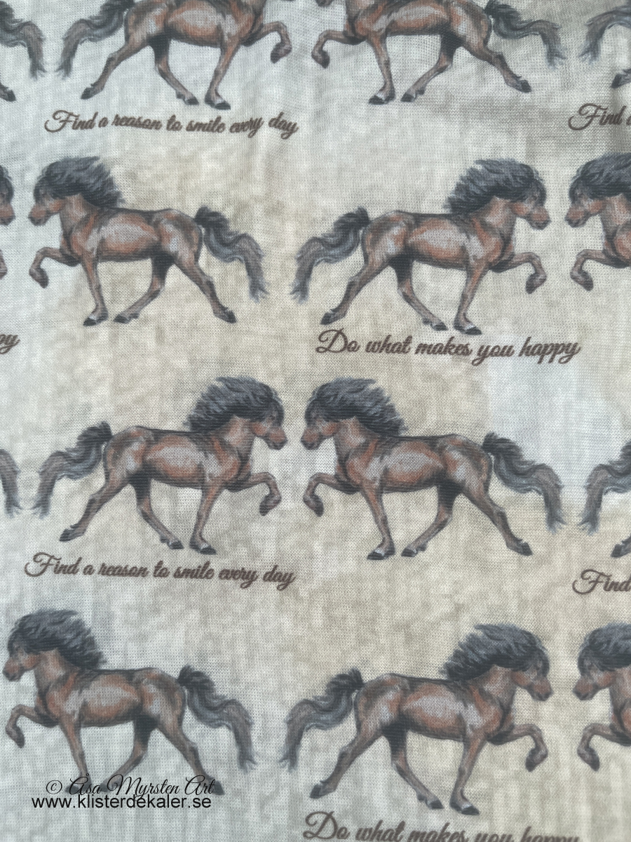 Multiscarf / Neckpiece Icelandic Horse Eco - Happy Moments - 3
