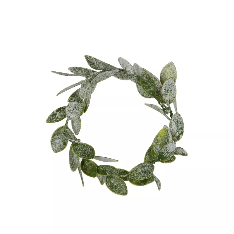 Ljusmanschett - gröna blad