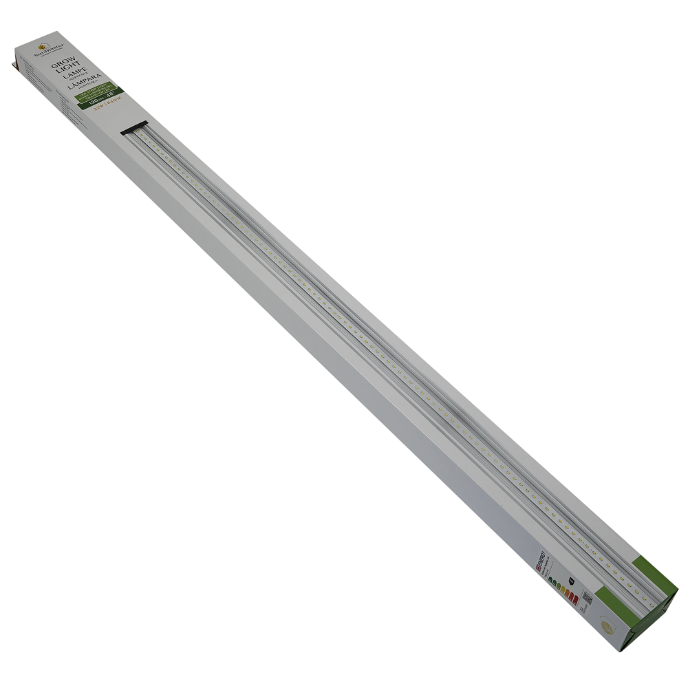 SunBlaster LED 6400K växtlampa 120cm -komplett med strömsladd & clips - 3