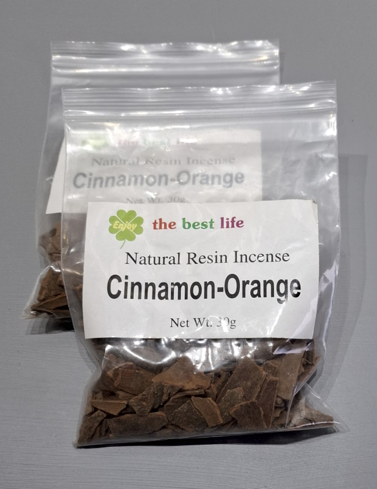Best Life Kåda/Resin rökelse i påse - Kanel / Apelsin, 30gram - 2