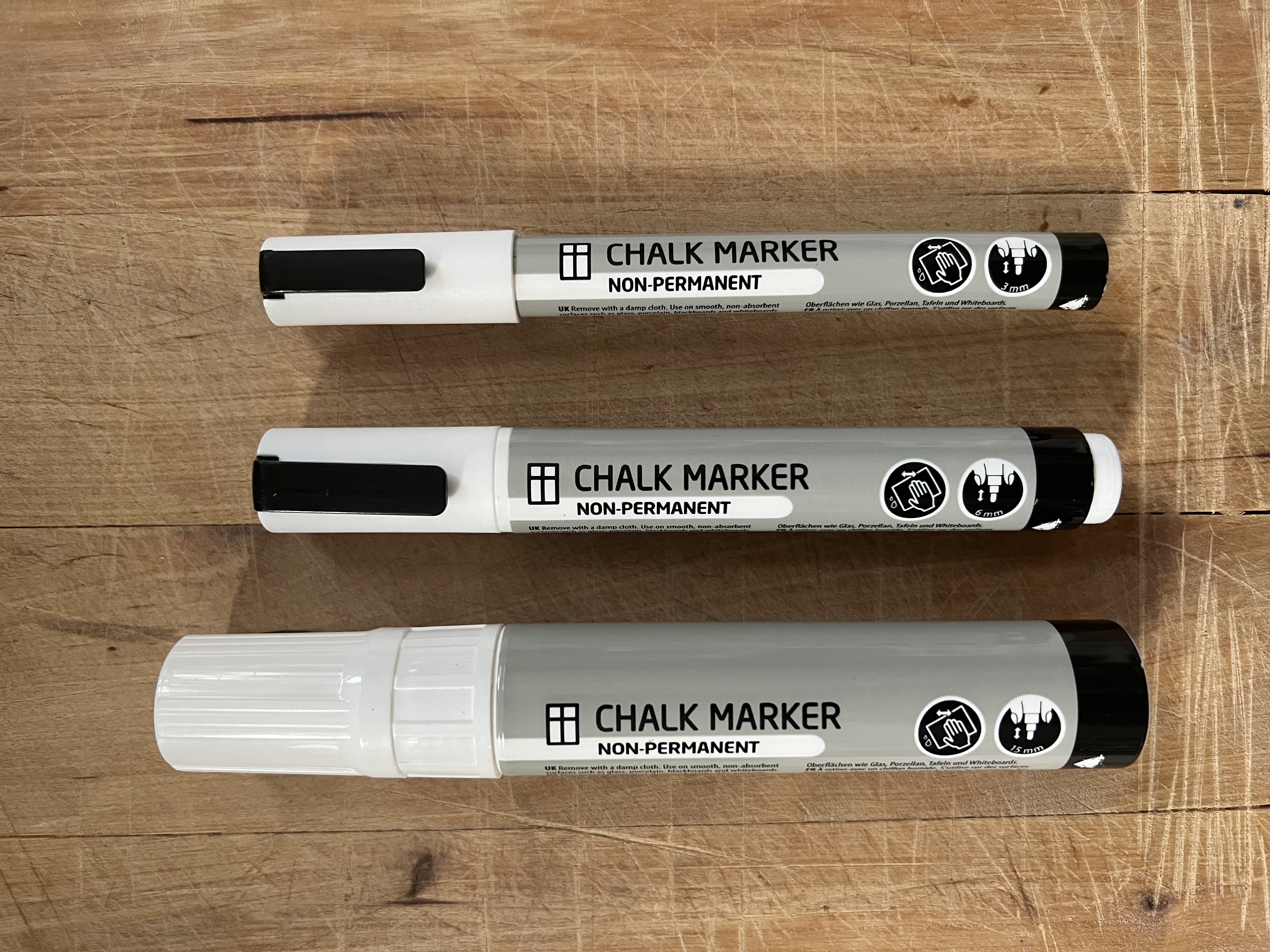 Chalk marker, vita