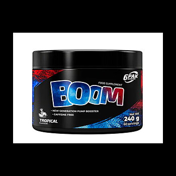 6PAK Boom Tropical Pre-Workout - 240 g