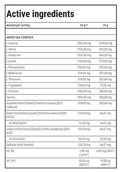 GOLD CORE LINE AMINO EAA ULTRA SPEED- Jordgubb