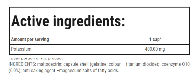 Potassium-KALIUM   90 caps - 2