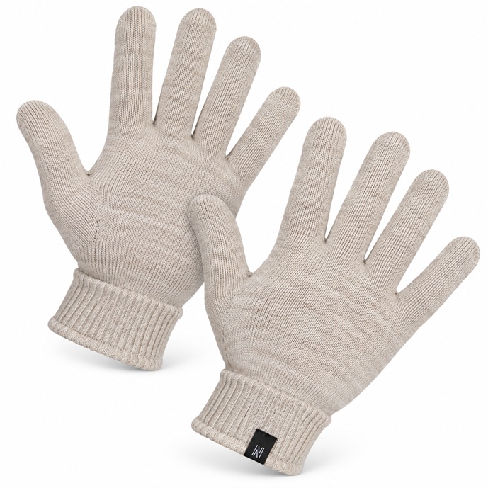 Norfolk Finger Mittens Merinovilla Kaura