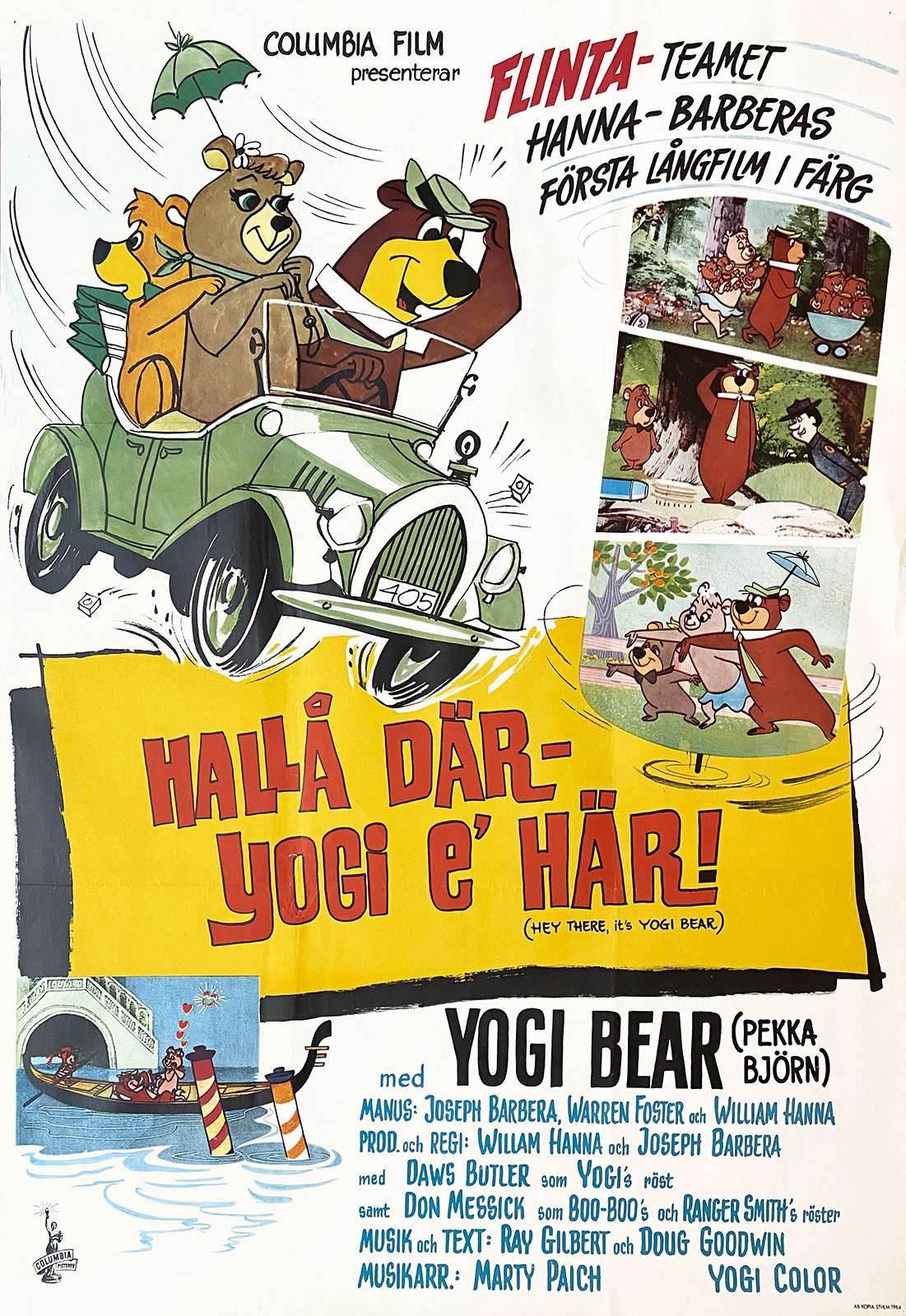 HALLÅ DÄR! YOGI E' HÄR!