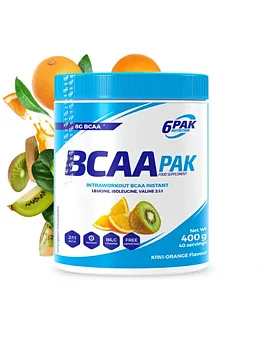 Aminosyror BCAA PAK - 400g    Orange-Kiwi