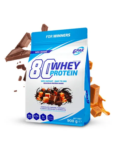 80 Vassleprotein - 908g    Choklad-Karamell