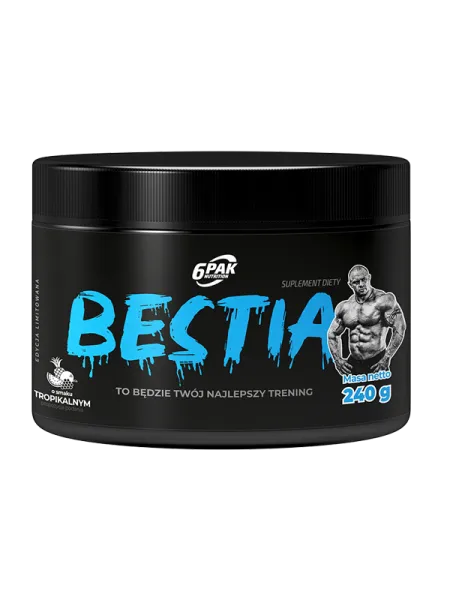 Pre-workout BESTIA - 240g    Tropical