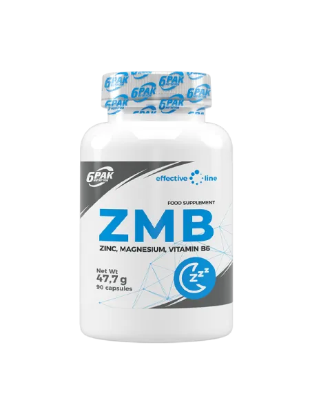 ZMB - Zinc, Magnesium, B6 - 90 kaps.