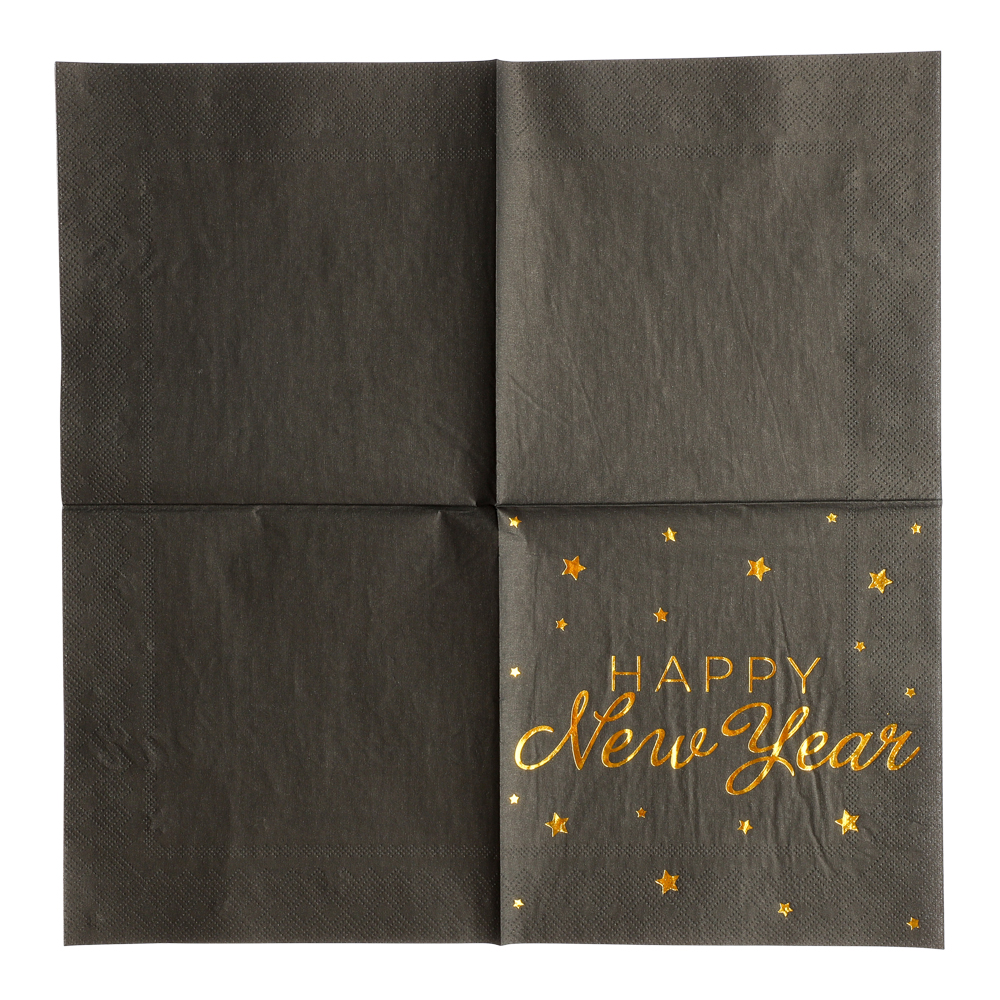 Servetter 33x33cm New Year 16-p - 2