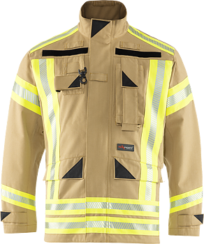 Brannbekledning, Fire Inforcer Redningsjakke fra Texport. NYHET, kan nå også leveres i Gold farge.