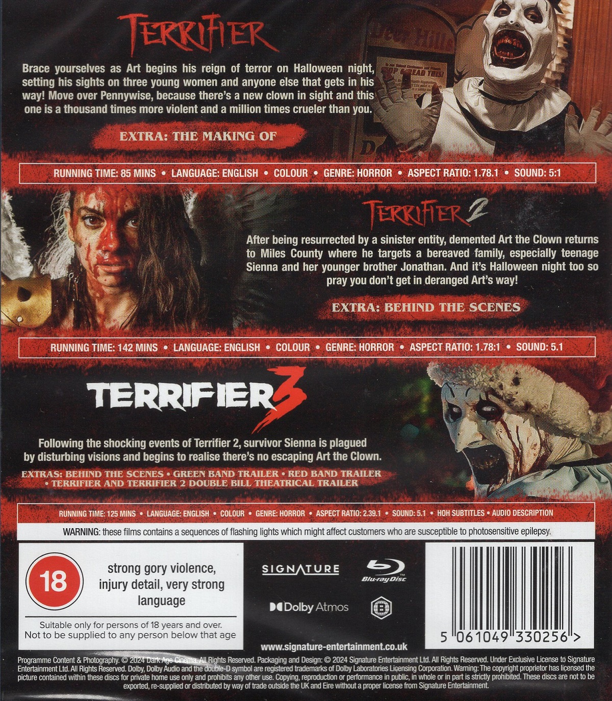 Terrifier: The Bloody Trio (ej svensk text) (Blu-ray) - 2