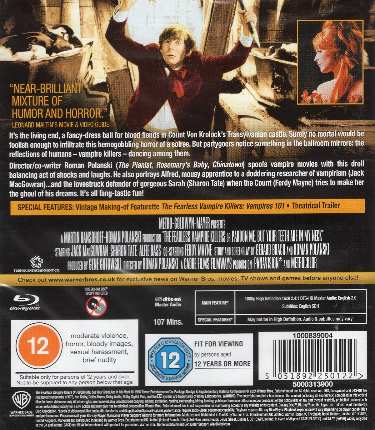 Fearless Vampire Killers (ej svensk text) (Blu-ray) - 2