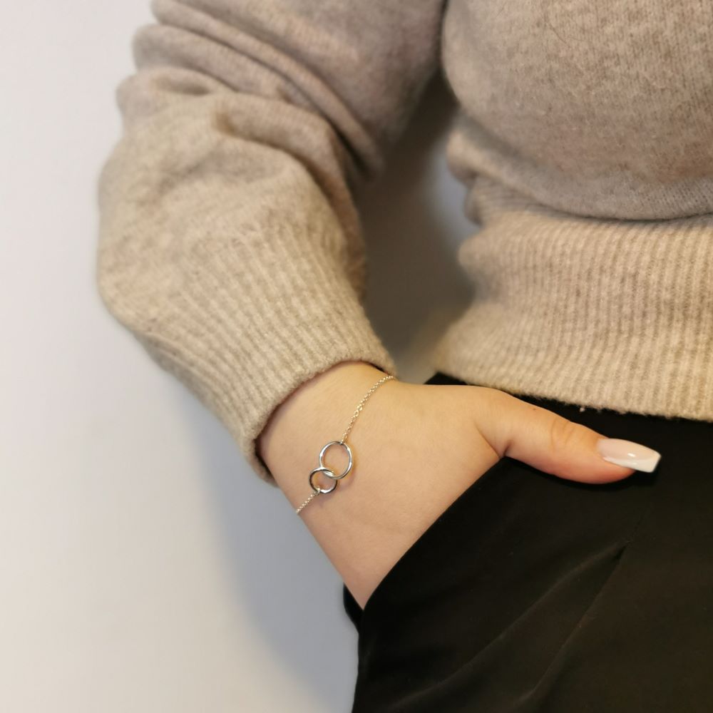 IAMLUND Linked Circles armband - 2