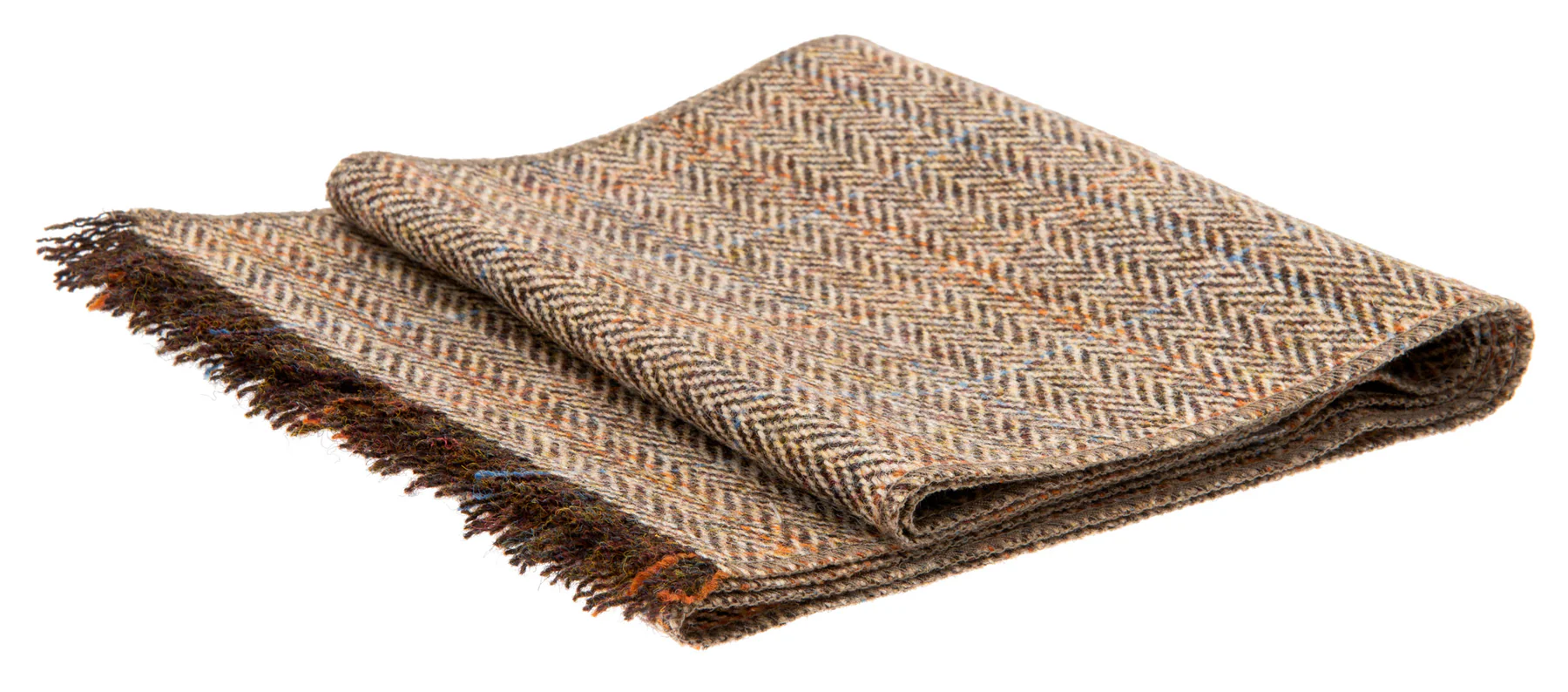 Harris Tweed scarf, camel från CTH Ericson