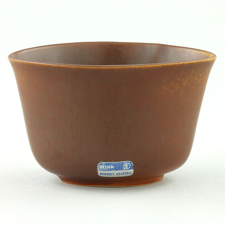 Berndt Friberg (Selecta 1960s) Brown Classic Bowl 8 cm (2)