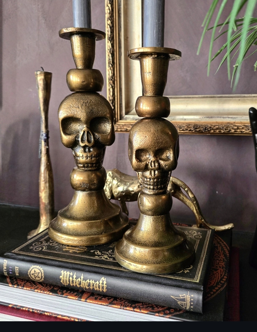 Ljusstake - Skull L