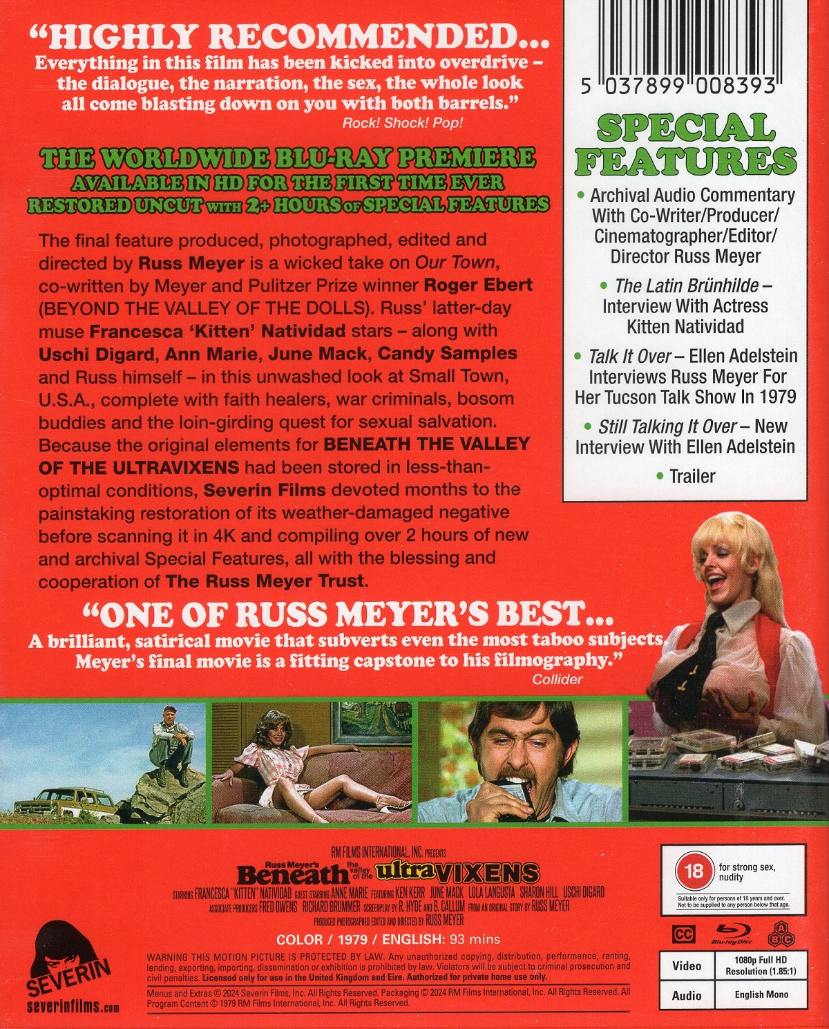 Beneath the Valley of the Ultra Vixens (ej svensk text) (Blu-ray) - 2